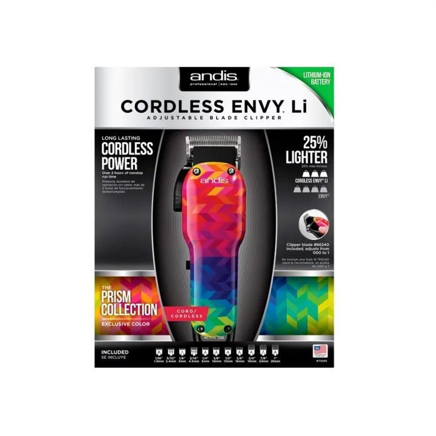 Maquina Clipper Envy Li Cordless Andis 3