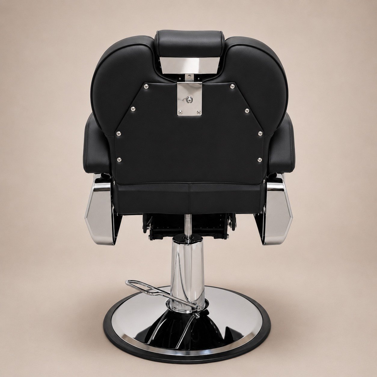 Sillón Barbero Harley Negro Reclinable 4