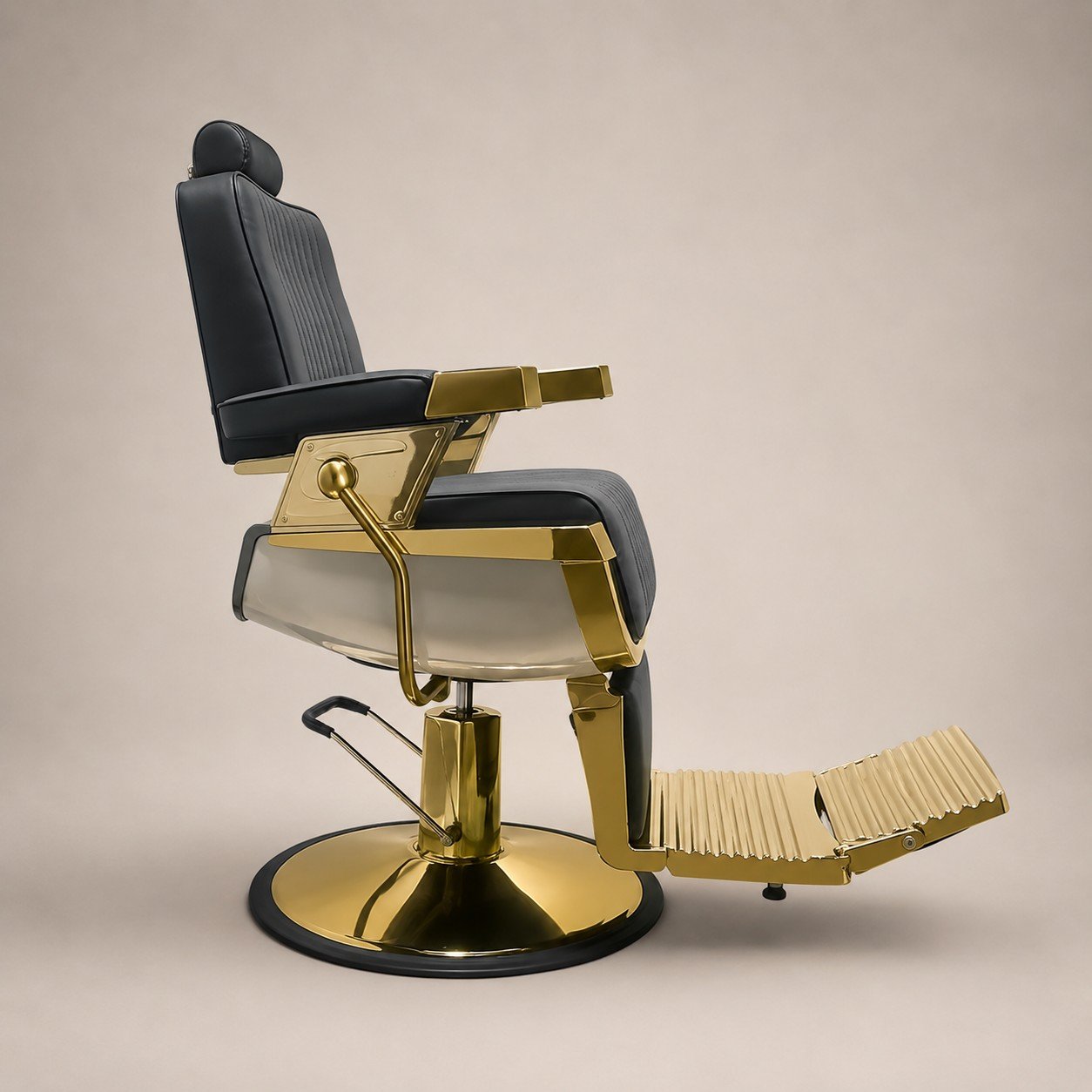 Sillón Barbero Moderno y Profesional -TEO GOLD 3