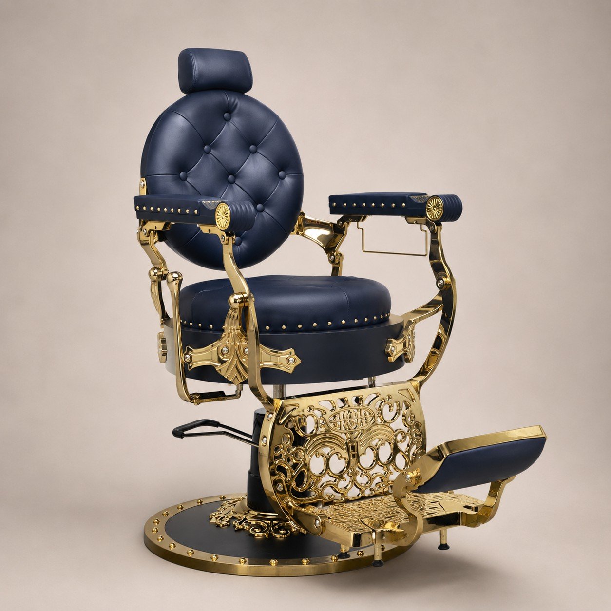 Sillón Barbero Innovación Exclusiva Golden Royal 2