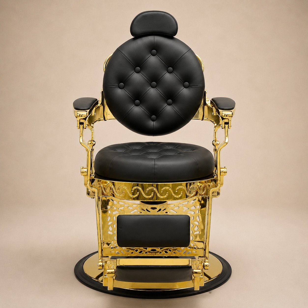 Sillon Barbero Gold Estilo Moderno Pro Hero Golden 2