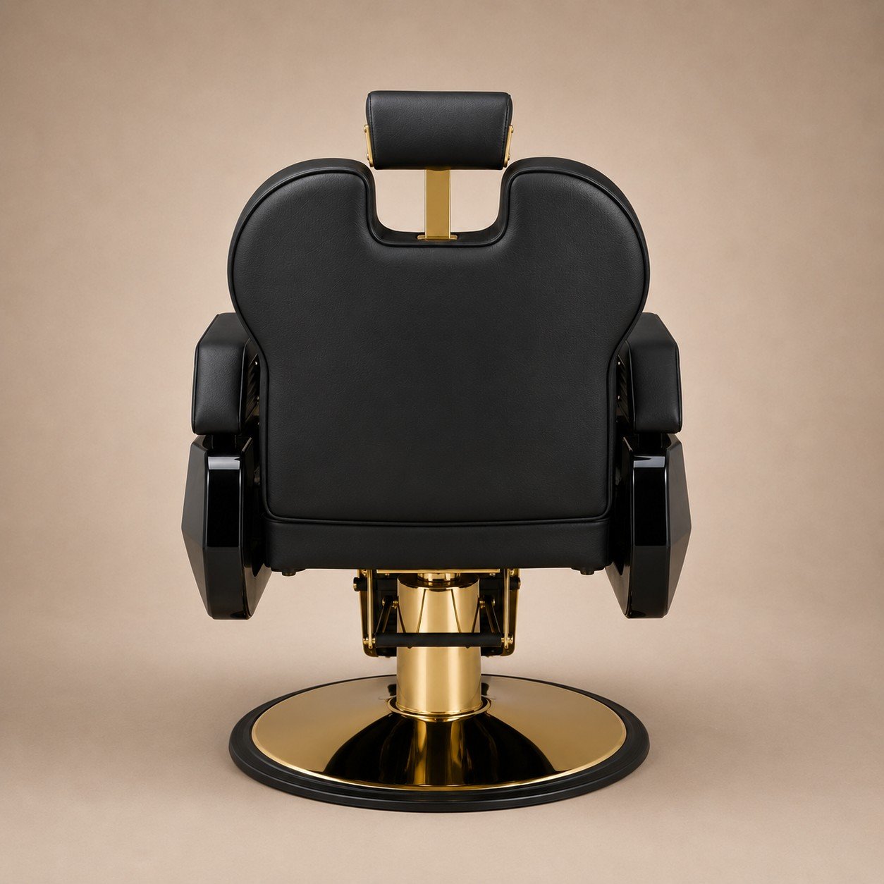 Sillón Barbero Estilo Elegante Único Gold Classic 4