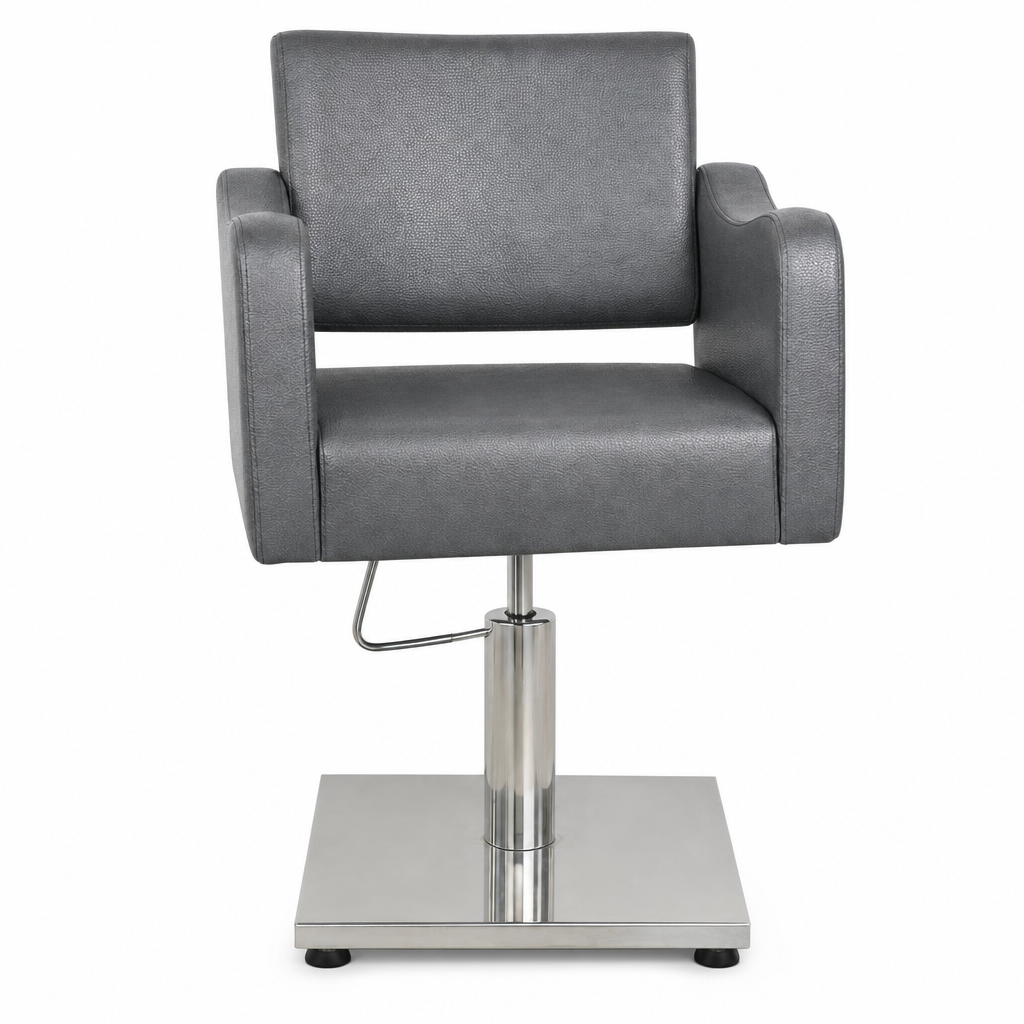 Silla de Corte Profesional Gris Personalizado JUWE