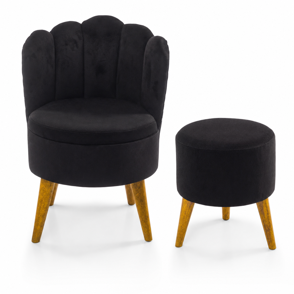 Puff Abanico Comodidad con Elegancia Beth
