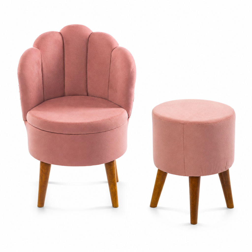 Puff Abanico Comodidad con Elegancia Ayla