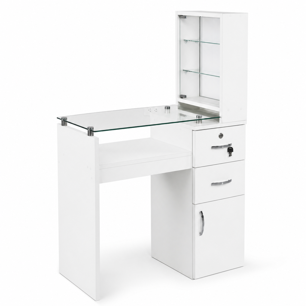 Mesa Manicure Compacto y Elegante Aren
