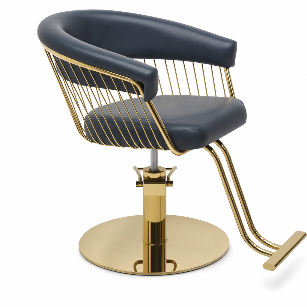 Silla de Corte Dorado con Elegancia Nora
