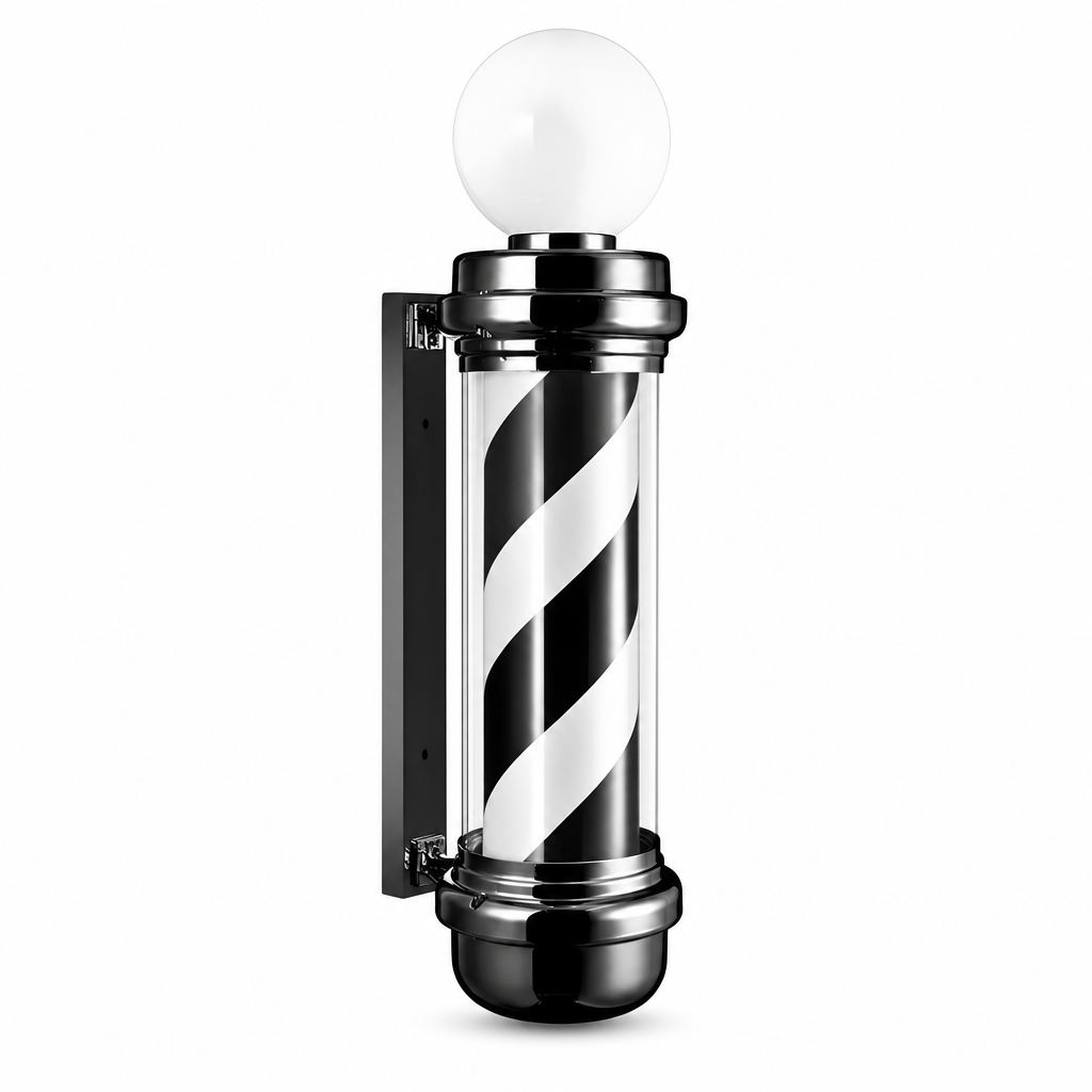 Pole Barber Giro Elegante e Impactante Wolf