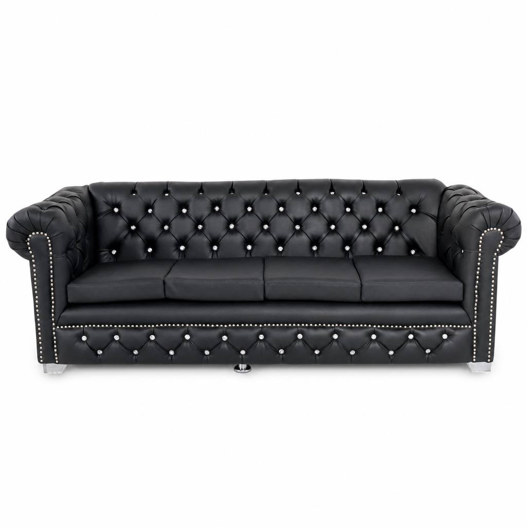 Sofa de Espera Chesterfield Estilo Refinado Único