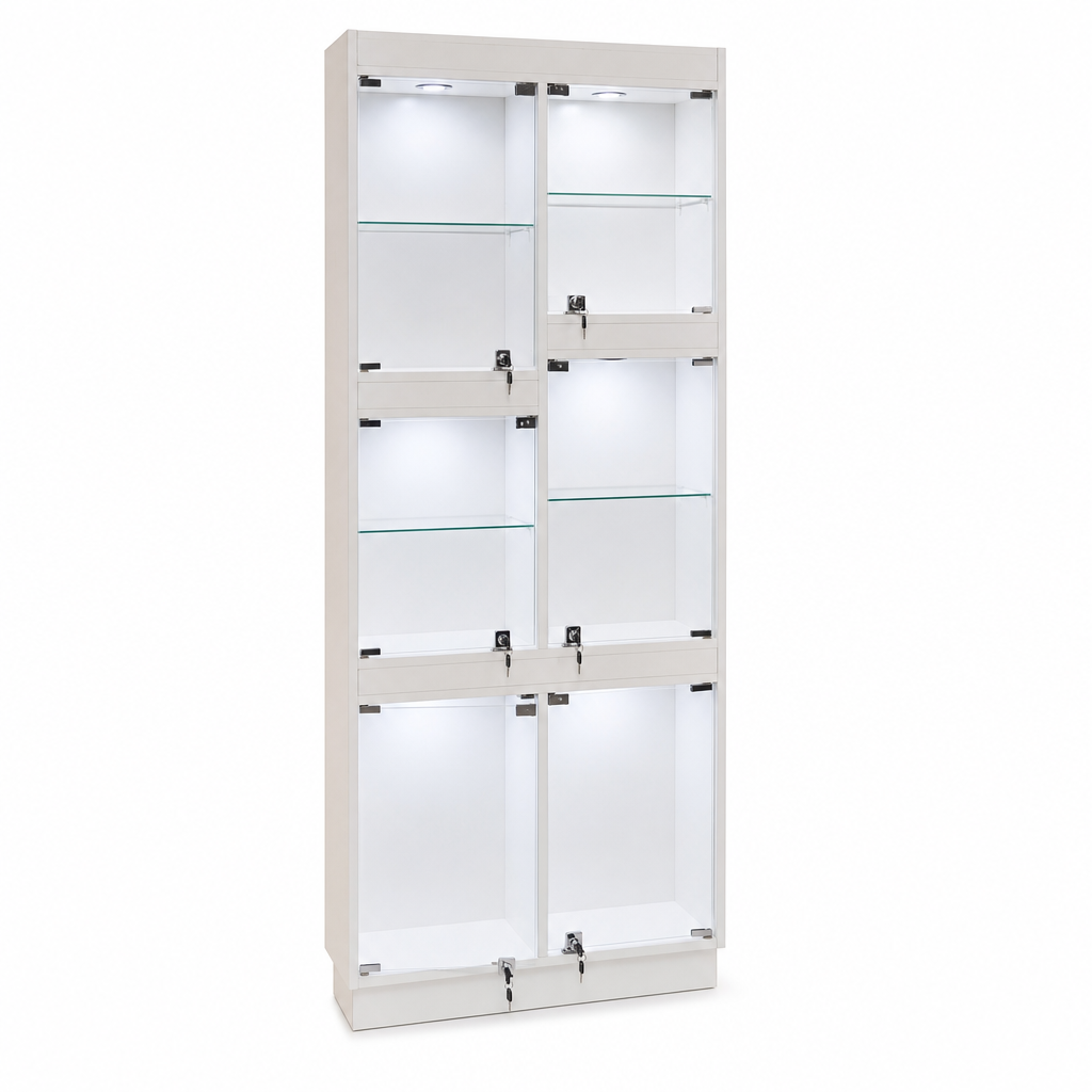 Exhibidor Vitrina Estilo Blanco Pro Narel