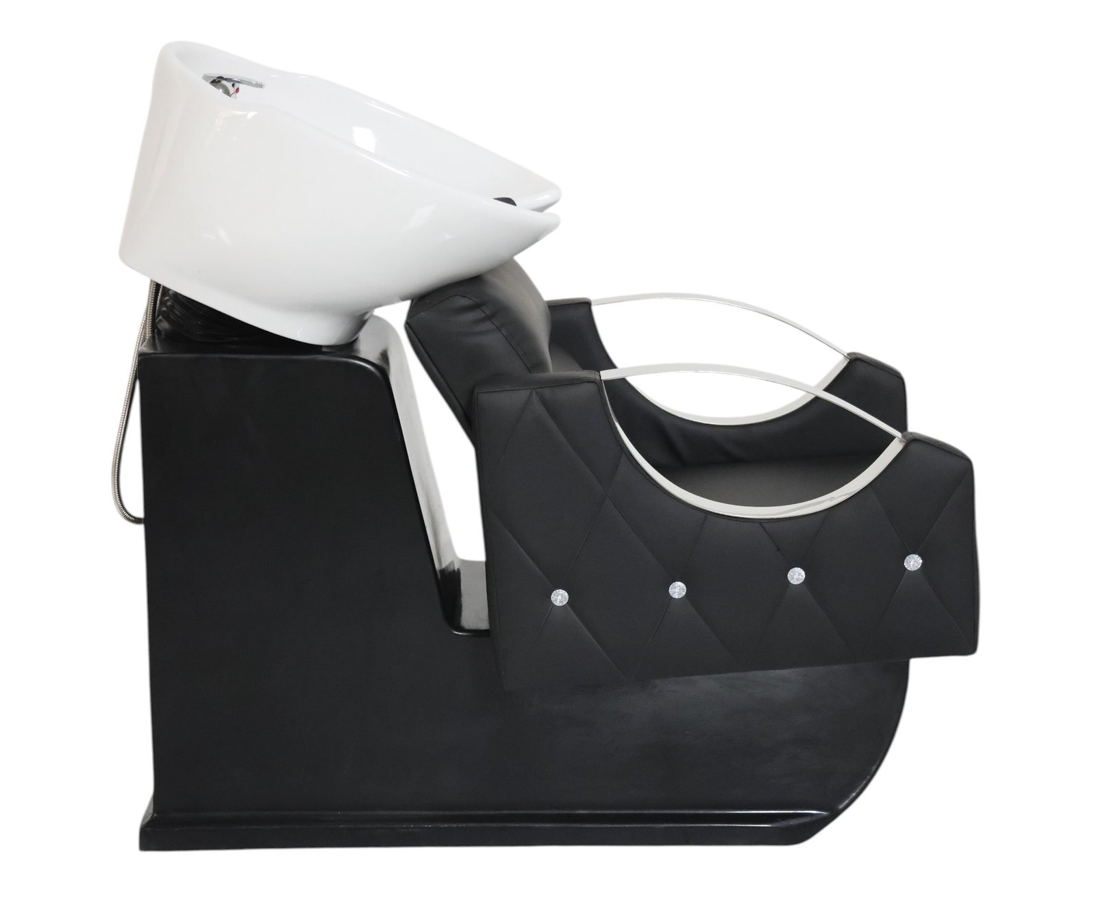 Lavacabezas Premium Negro Loza Blanca 3