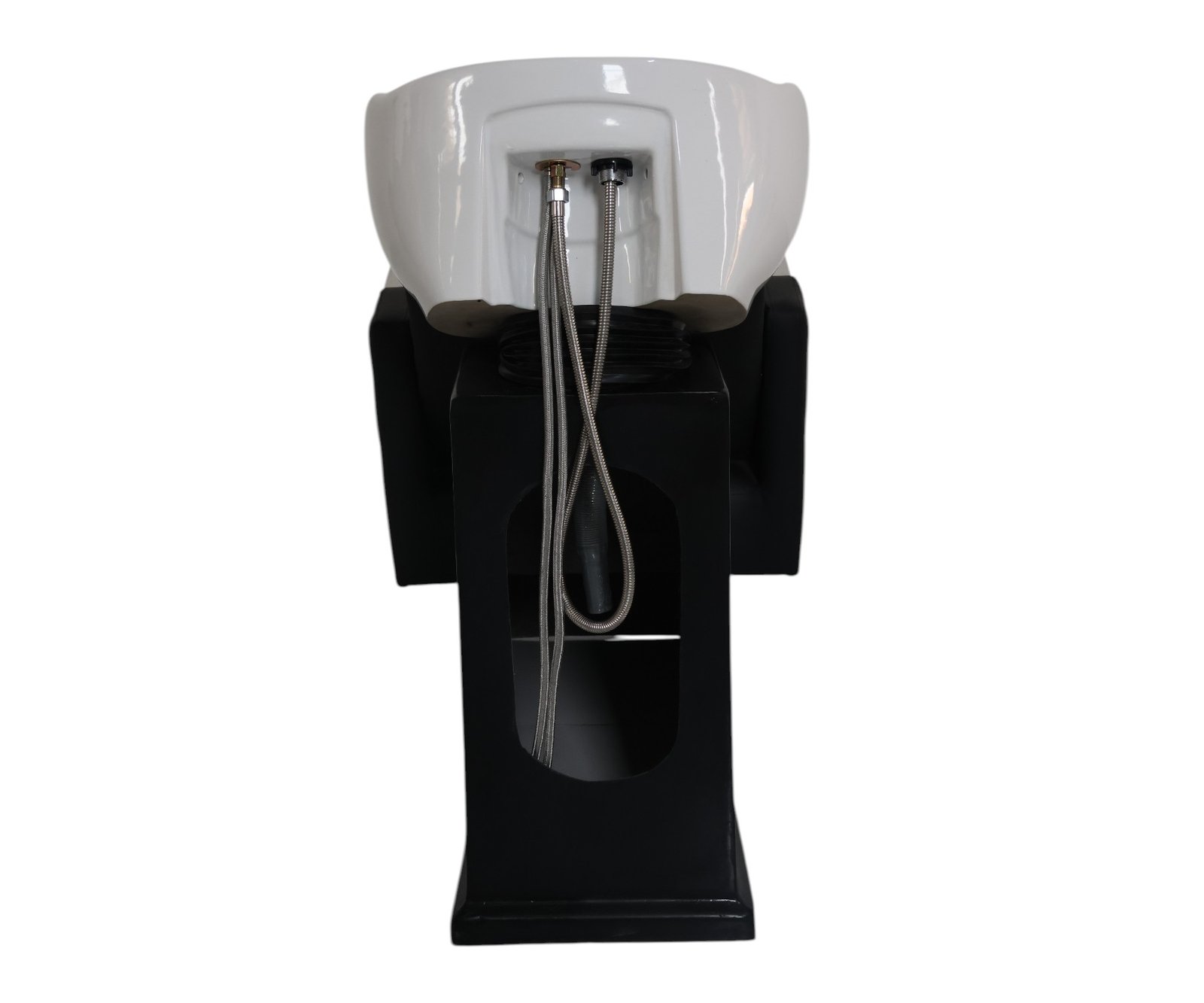 Lavacabezas Premium Negro Loza Blanca 4