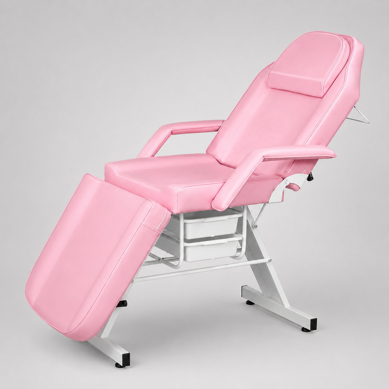 Camilla Facial/Estética Reclinable Rosada