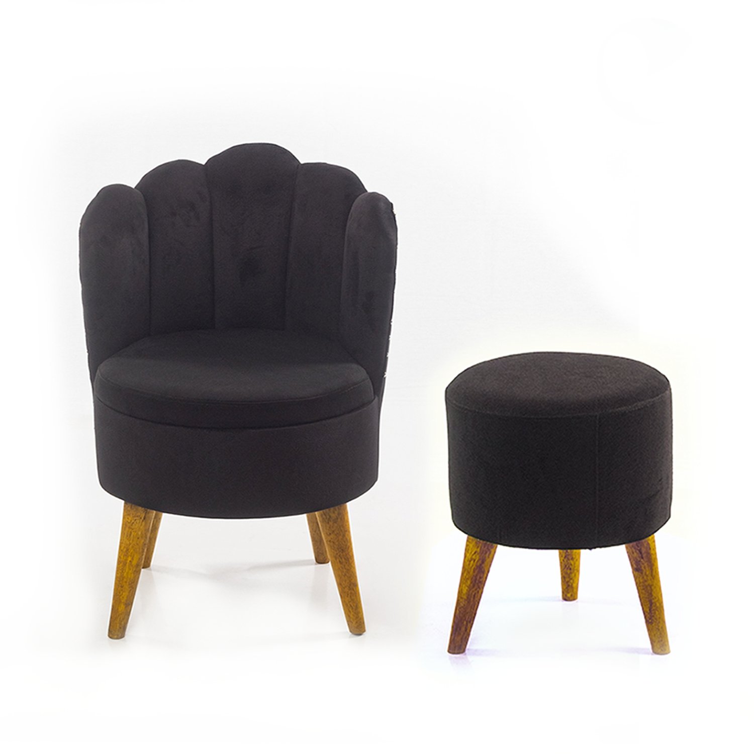 Puff Abanico Comodidad con Elegancia Beth