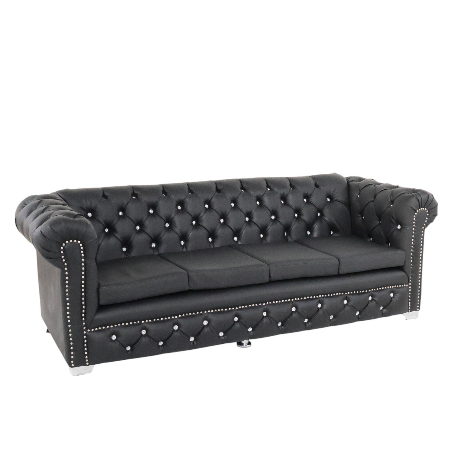Sofa de Espera Chesterfield Estilo Refinado Único 2