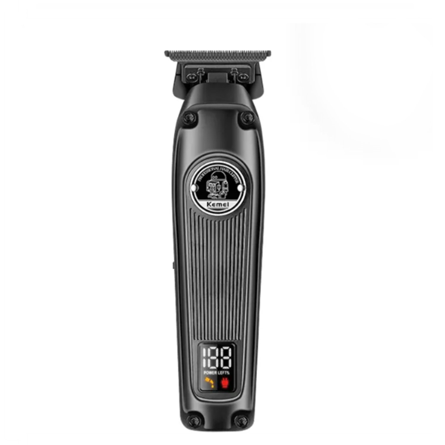 Trimmer Kemei T-Line Black LED